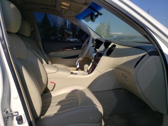 JN1AJ0HP0CM400675 - 2012 INFINITI EX35 BASE WHITE photo 5