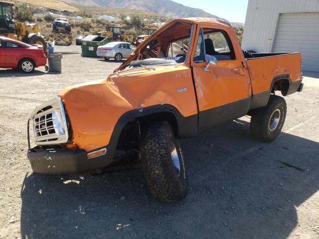 W14BE5S120577 - 1975 DODGE W100 ORANGE photo 2