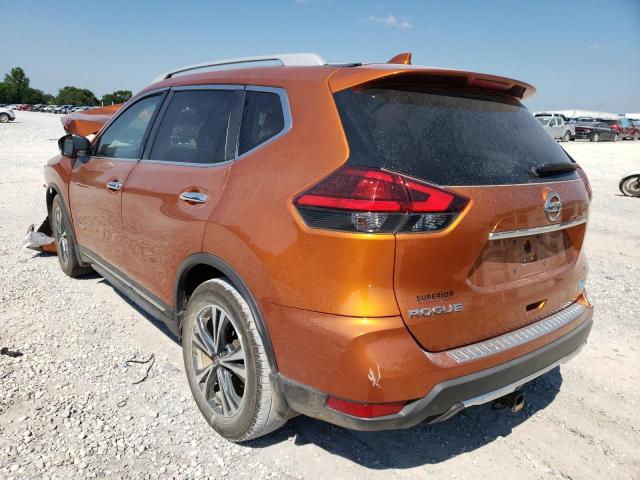 5N1ET2MT0HC790290 - 2017 NISSAN ROGUE SV H ORANGE photo 3