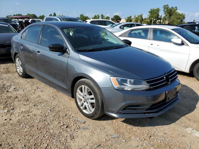 3VW2K7AJ1FM202478 - 2015 VOLKSWAGEN JETTA BASE Մոխրագույն լուսանկար 1
