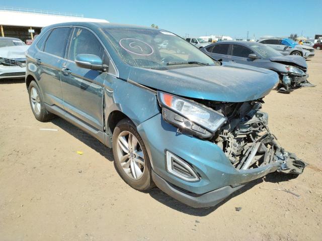 2FMPK3J98GBB73339 - 2016 FORD EDGE SEL BLUE photo 1