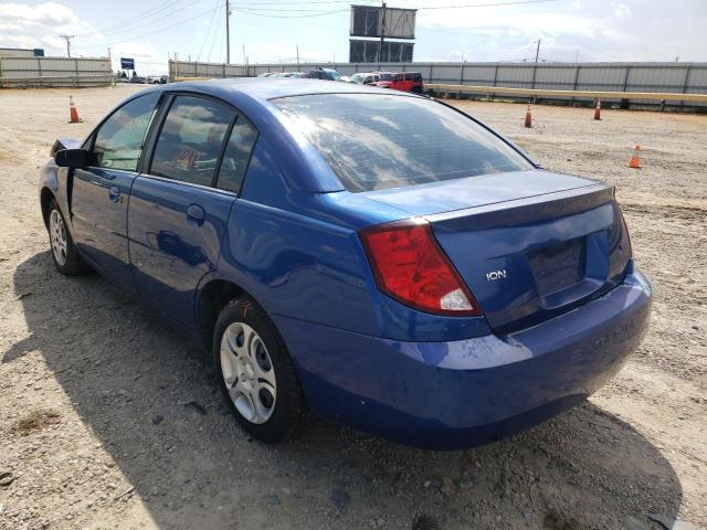 1G8AJ52F65Z127932 - 2005 SATURN ION LEVEL BLUE photo 3