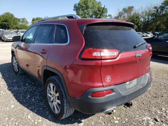 1C4PJLDB5EW162185 - 2014 JEEP CHEROKEE L RED photo 3