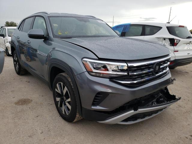 1V2DC2CA2NC222925 - 2022 VOLKSWAGEN ATLAS CROS GRAY photo 1