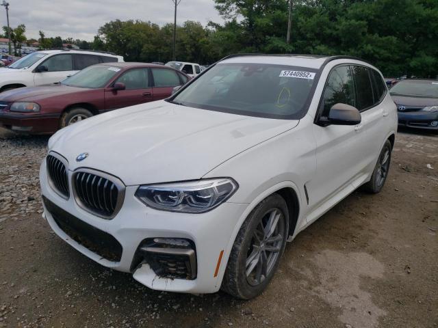 5UXTS3C56KLR73318 - 2019 BMW X3 XDRIVEM WHITE photo 2