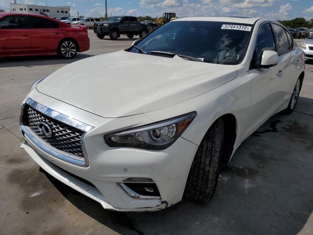 JN1EV7BRXMM755489 - 2021 INFINITI Q50 LUXE WHITE photo 2