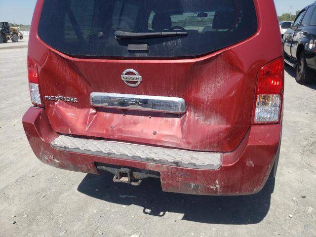 5N1AR18UX7C633813 - 2007 NISSAN PATHFINDER RED photo 9