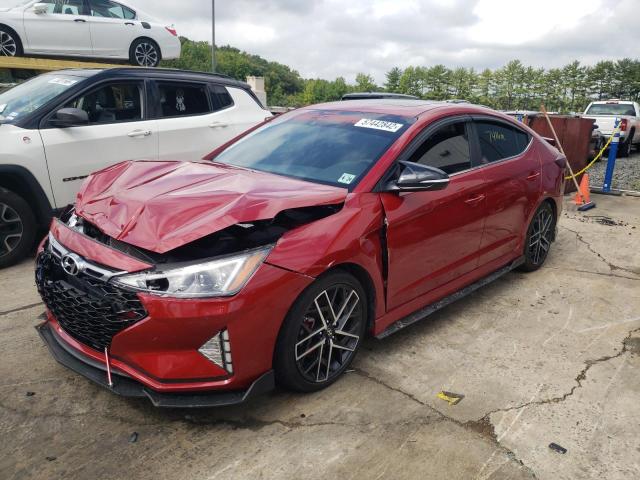 KMHD04LB5KU835606 - 2019 HYUNDAI ELANTRA SP RED photo 2