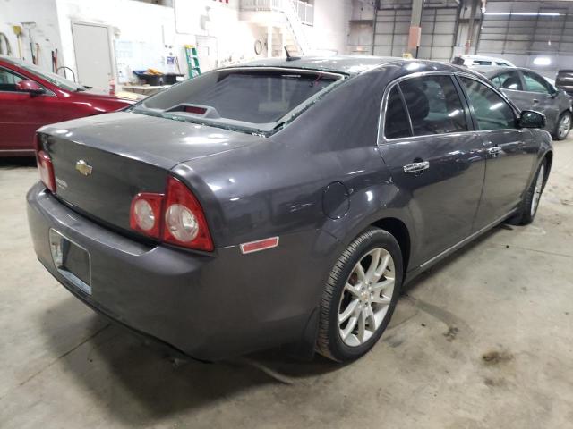 1G1ZE5E79BF116222 - 2011 CHEVROLET MALIBU LTZ ნაცრისფერი ფოტო 4