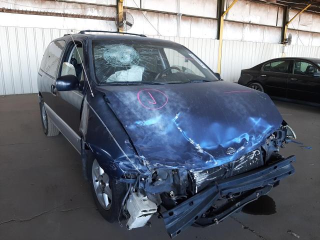 4N2ZN17T51D816093 - 2001 NISSAN QUEST GLE BLUE photo 1