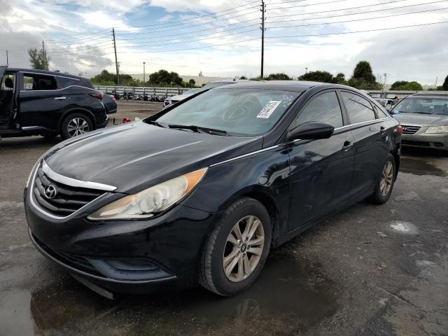 5NPEB4AC9CH482121 - 2012 HYUNDAI SONATA GLS BLACK photo 2