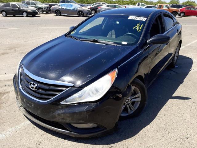 5NPEB4AC8DH555190 - 2013 HYUNDAI SONATA GLS BLACK photo 2