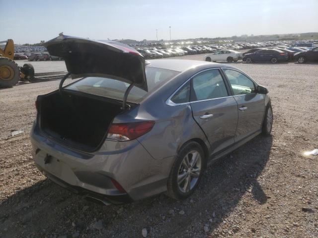 5NPE34AF9KH770274 - 2019 HYUNDAI SONATA LIM GRAY photo 4