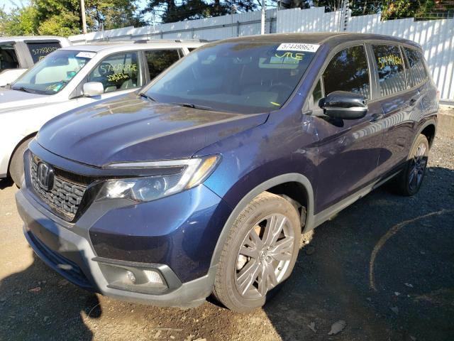5FNYF8H51LB013751 - 2020 HONDA PASSPORT E 蓝色 照片 2