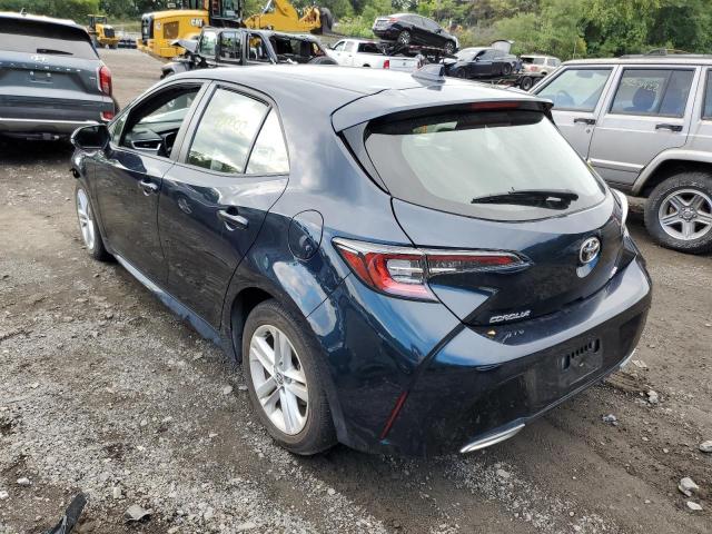 JTND4RBE5L3082194 - 2020 TOYOTA COROLLA SE BLUE photo 3