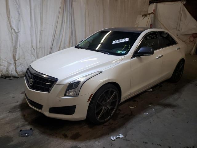 1G6AC5SX7D0178001 - 2013 CADILLAC ATS PERFOR WHITE photo 2