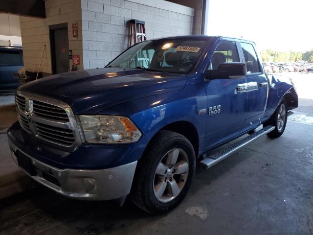 1C6RR7GT2HS529740 - 2017 RAM 1500 SLT BLUE photo 2