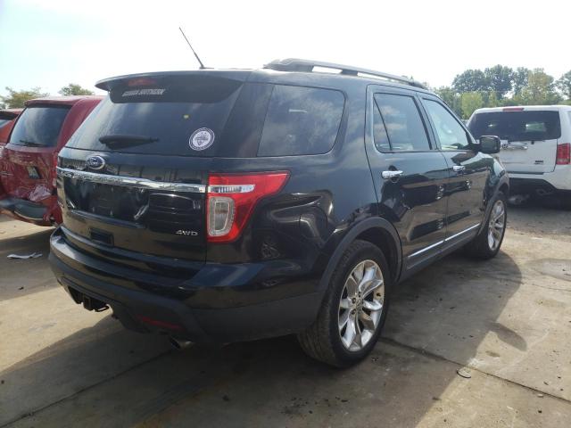 1FMHK8F86BGA45927 - 2011 FORD EXPLORER L BLACK photo 4