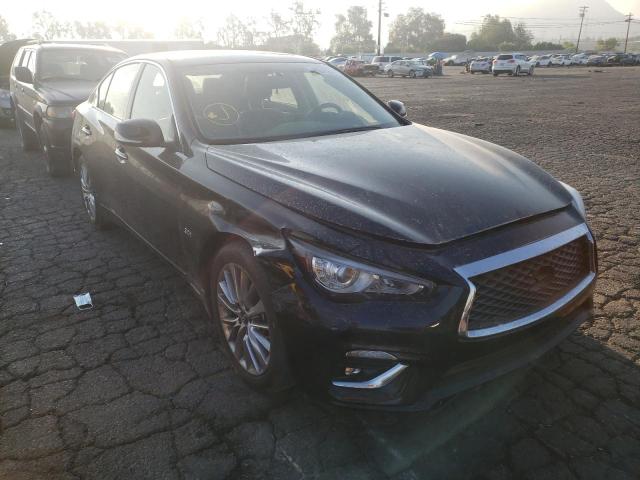 JN1EV7ARXJM440107 - 2018 INFINITI Q50 LUXE BLACK photo 1