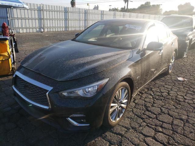 JN1EV7ARXJM440107 - 2018 INFINITI Q50 LUXE BLACK photo 2