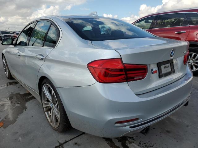 WBA8B3C35HK777596 - 2017 BMW 340 I SILVER photo 3