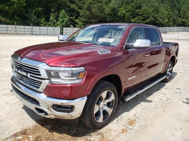 1C6SRFJT1NN220355 - 2022 RAM 1500 LARAM RED photo 2