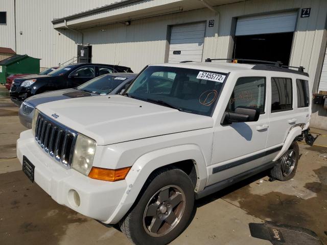 1J8HH48K87C636529 - 2007 JEEP COMMANDER თეთრი ფოტო 2