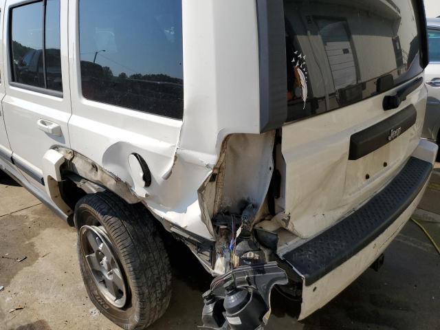 1J8HH48K87C636529 - 2007 JEEP COMMANDER თეთრი ფოტო 9