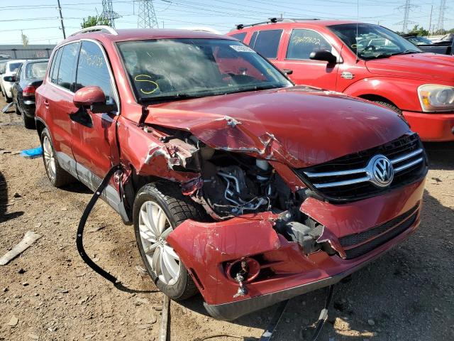 WVGBV7AX7AW003762 - 2010 VOLKSWAGEN TIGUAN SE RED photo 1