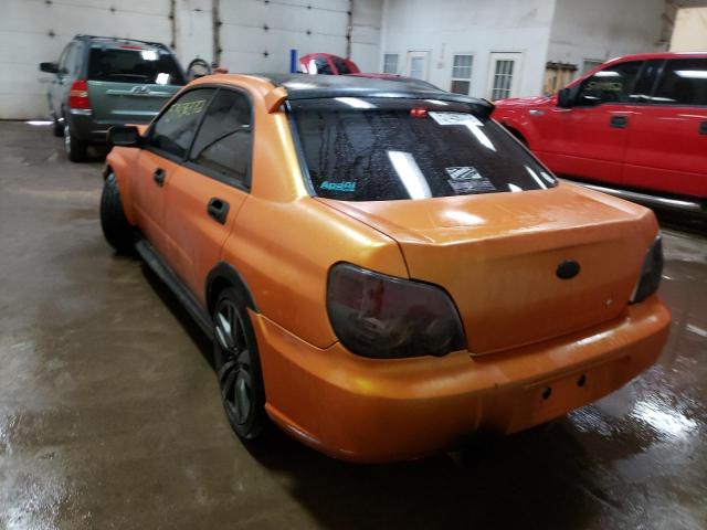 JF1GD70666L515775 - 2006 SUBARU IMPREZA WR ORANGE photo 3