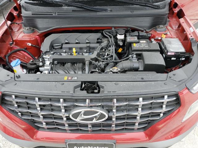 KMHRC8A35NU178617 - 2022 HYUNDAI VENUE SEL RED photo 7