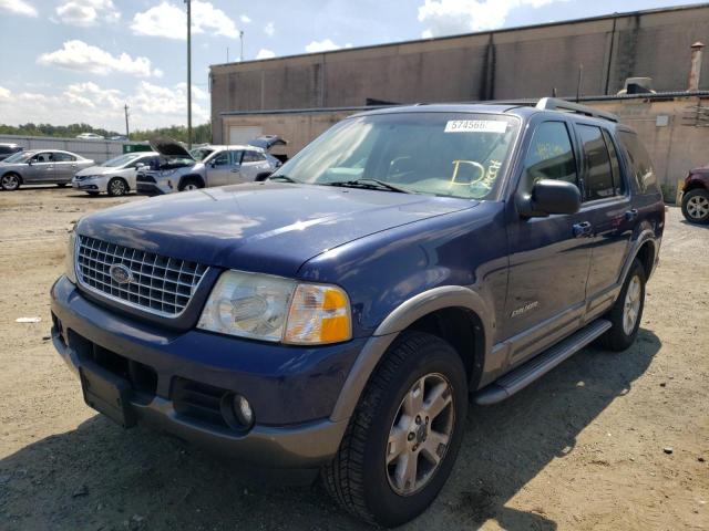 1FMDU73E85UA67429 - 2005 FORD EXPLORER BLUE photo 2