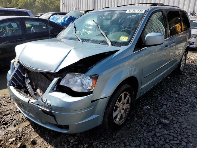 2A4RR8DX0AR375102 - 2010 CHRYSLER TOWN & COU BLUE photo 2