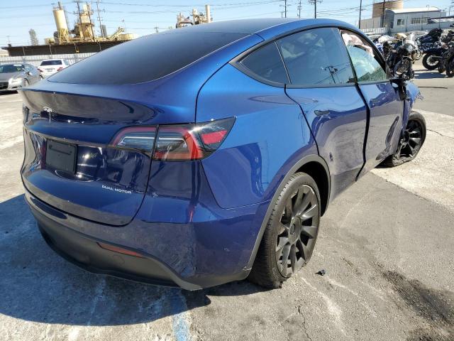 5YJYGDEE7MF213335 - 2021 TESLA MODEL Y أزرق صورة 4