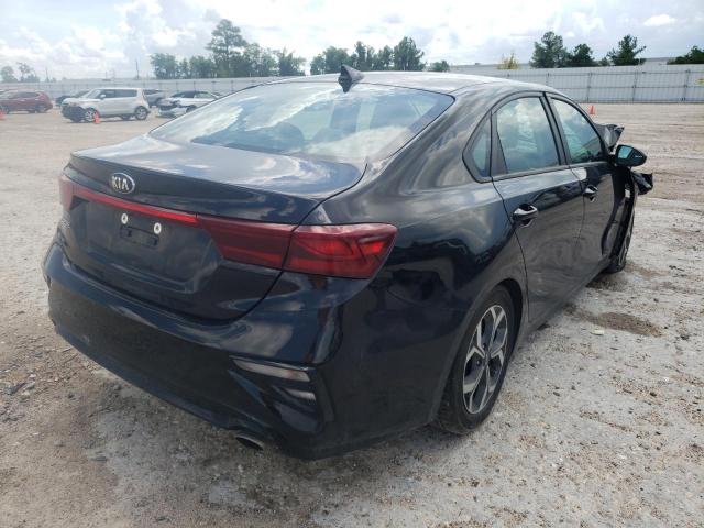 3KPF24AD9KE108852 - 2019 KIA FORTE FE BLACK photo 4