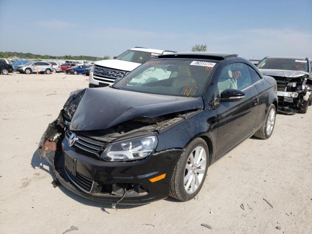 WVWBW7AH1CV001833 - 2012 VOLKSWAGEN EOS KOMFOR შავი ფოტო 2