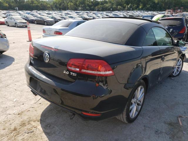 WVWBW7AH1CV001833 - 2012 VOLKSWAGEN EOS KOMFOR შავი ფოტო 4