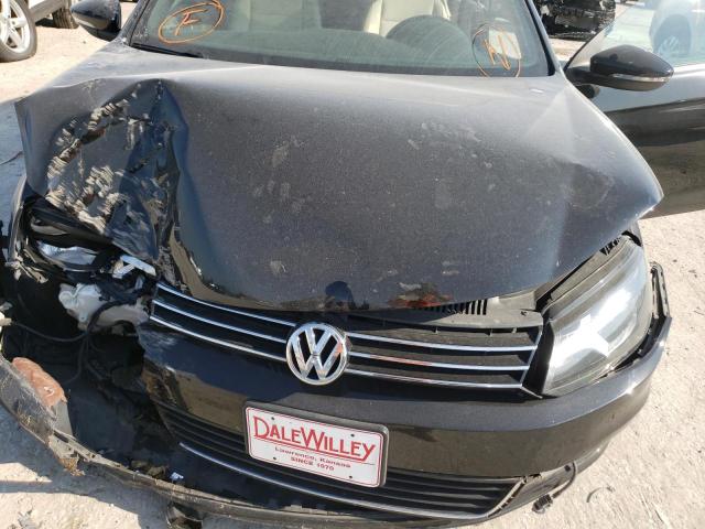 WVWBW7AH1CV001833 - 2012 VOLKSWAGEN EOS KOMFOR შავი ფოტო 7