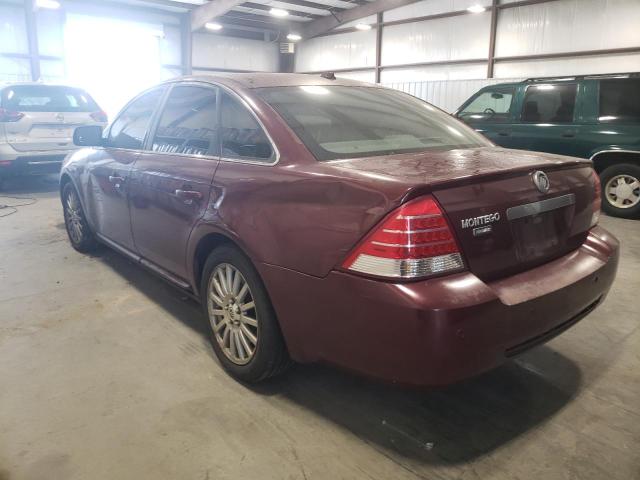 1MEHM42147G607538 - 2007 MERCURY MONTEGO PR 勃艮第红 照片 3