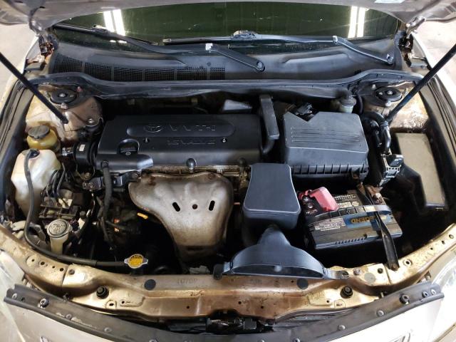 4T4BE46K87R011603 - 2007 TOYOTA CAMRY CE GOLD photo 7