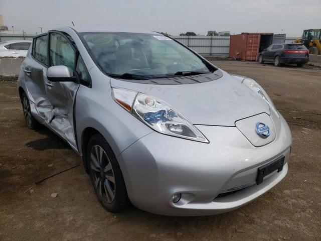 1N4BZ0CP8GC311438 - 2016 NISSAN LEAF SV SILVER photo 1