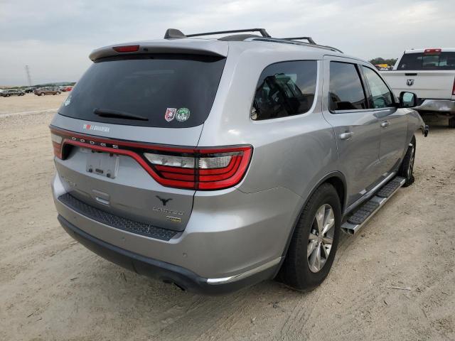 1C4RDHDG3FC200525 - 2015 DODGE DURANGO LI GRAY photo 4