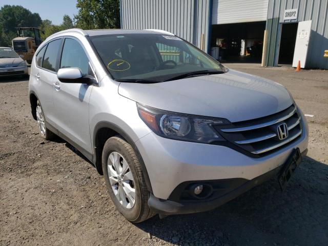 2HKRM4H70DH615449 - 2013 HONDA CR-V EXL SILVER photo 1