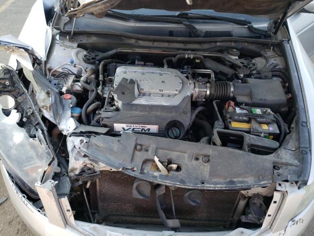 1HGCP36878A051848 - 2008 HONDA ACCORD EXL SILVER photo 7