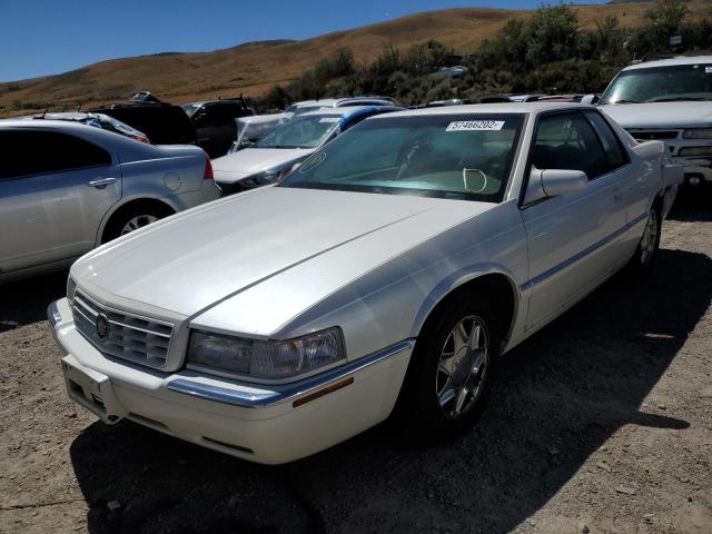 1G6ET1295SU608500 - 1995 CADILLAC ELDORADO T WHITE photo 2