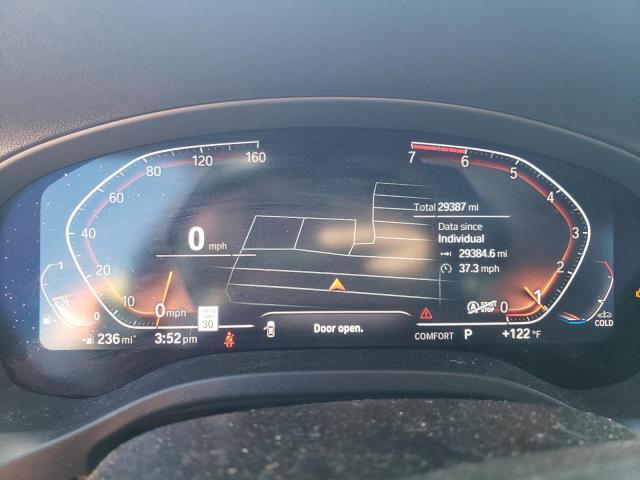 5UXTY5C01M9E56591 - 2021 BMW X3 XDRIVE3 GRAY photo 8