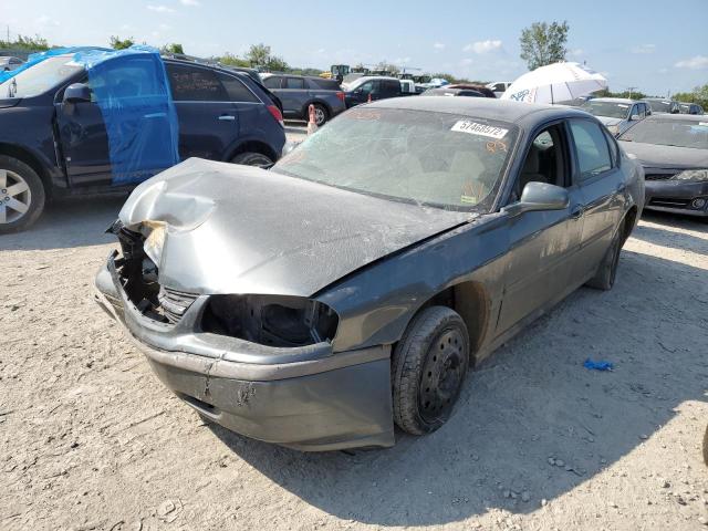 2G1WF52E449280203 - 2004 CHEVROLET IMPALA GRAY photo 2