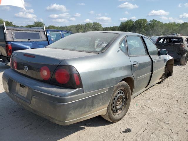 2G1WF52E449280203 - 2004 CHEVROLET IMPALA GRAY photo 4