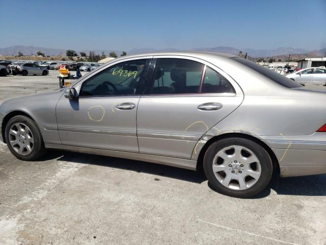 WDBRF61J45A796896 - 2005 MERCEDES-BENZ C 240 TAN photo 9