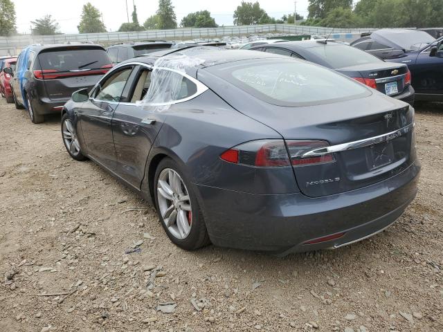 5YJSA1H29EFP65959 - 2014 TESLA MODEL S Մոխրագույն լուսանկար 3